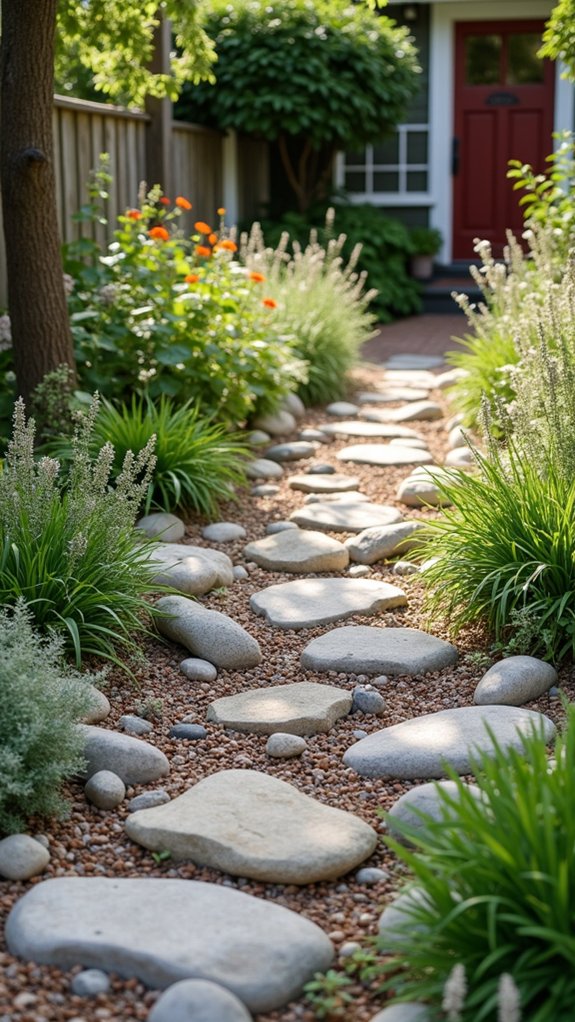 varied sizes of river stones