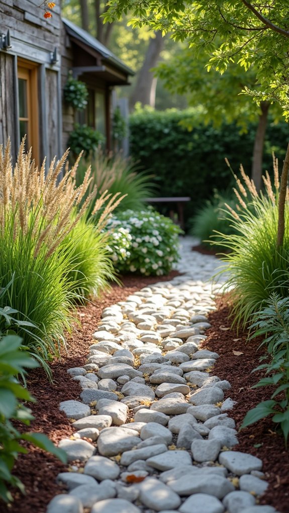 vibrant greenery serene contrast