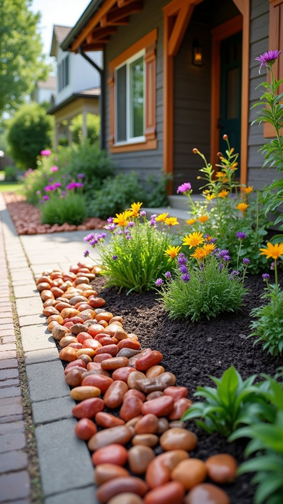 vibrant low maintenance garden borders