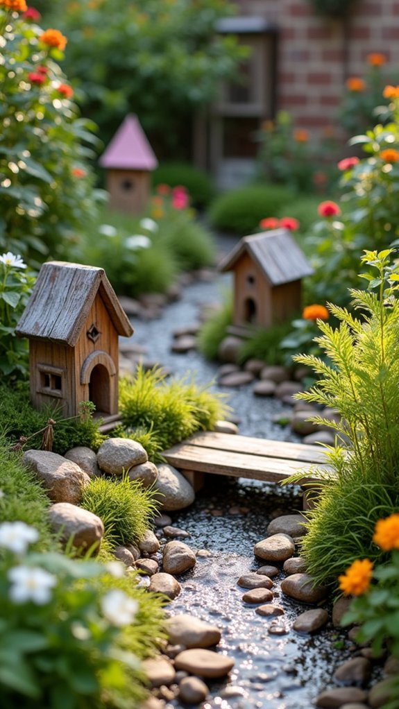 whimsical fairy garden pathways