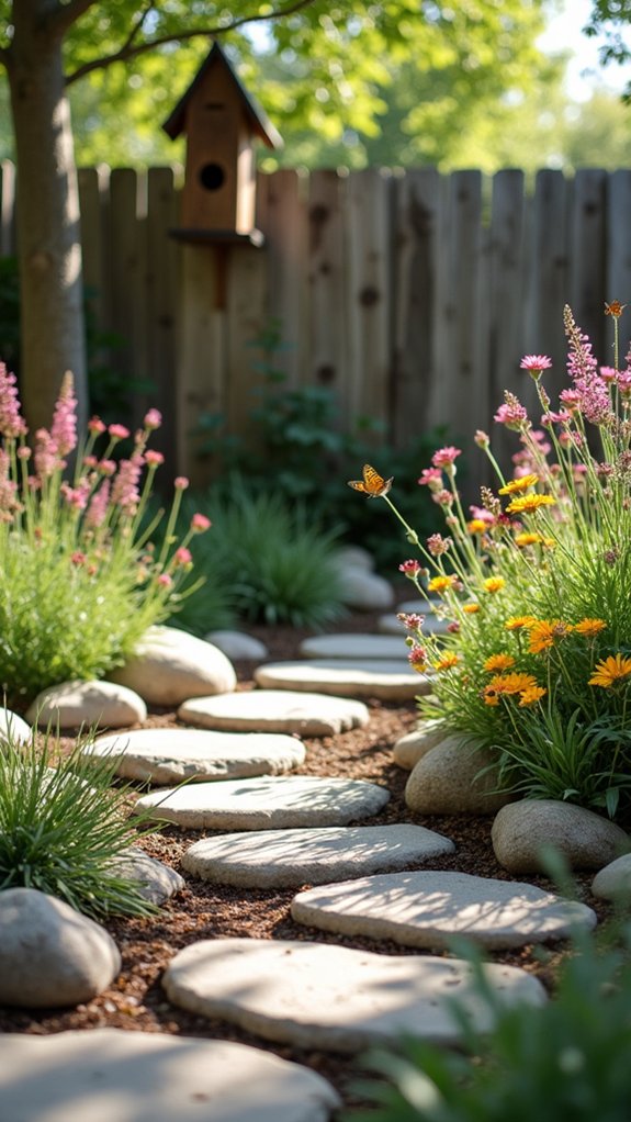 wildlife habitat with river rocks