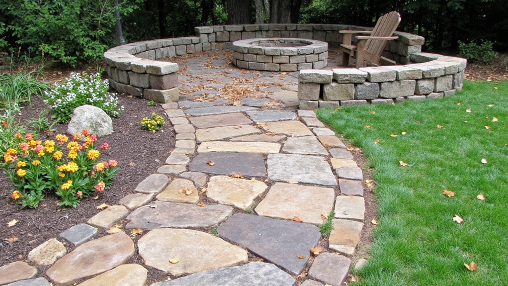 accessible stepping stones pathway