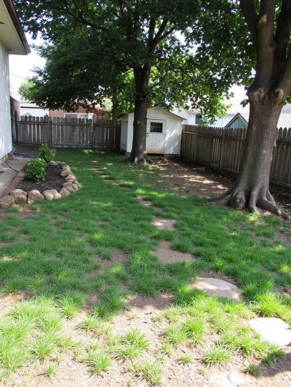 assessing sloped yard layout