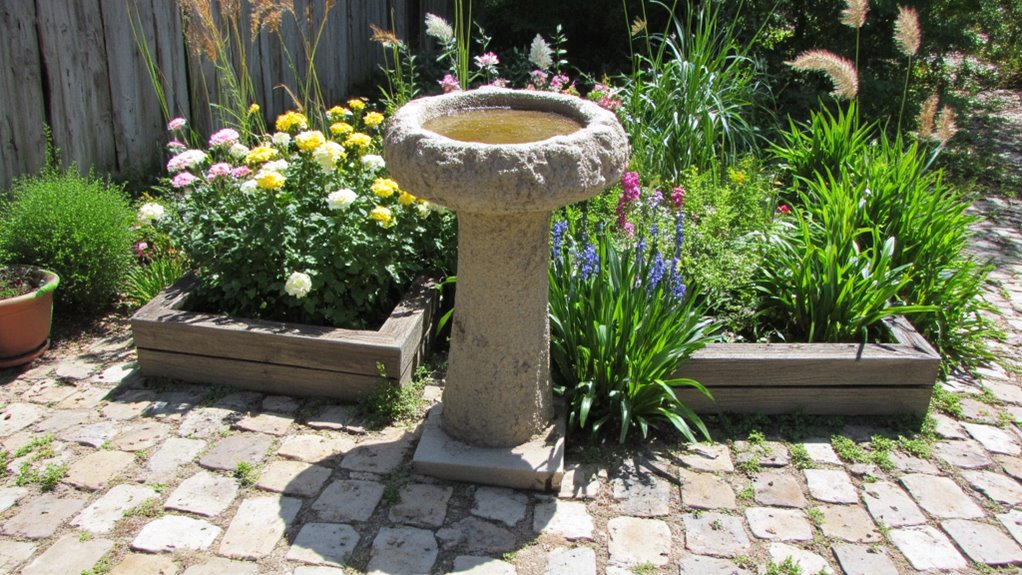 attract birds with baths