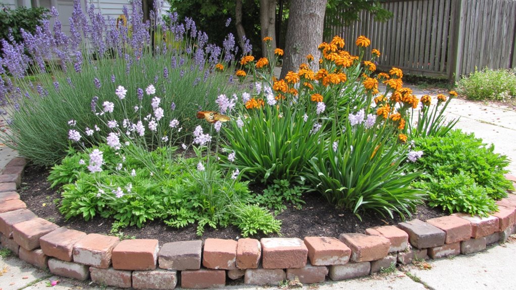 attracting pollinators with flowers