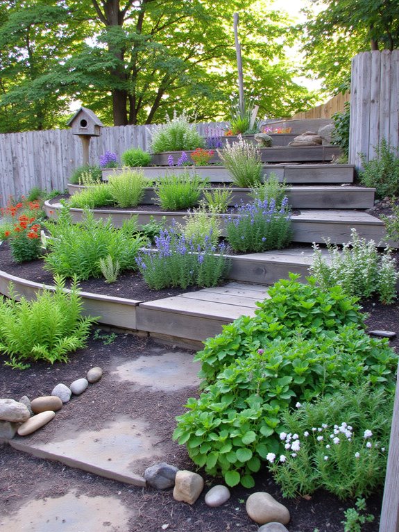beautiful terraces for gardening