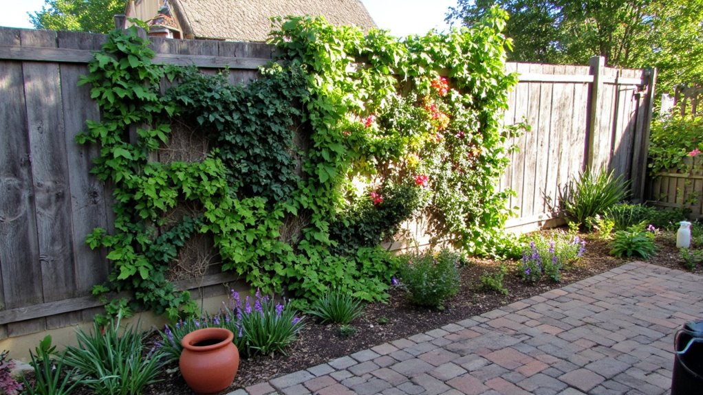bold vertical garden installation