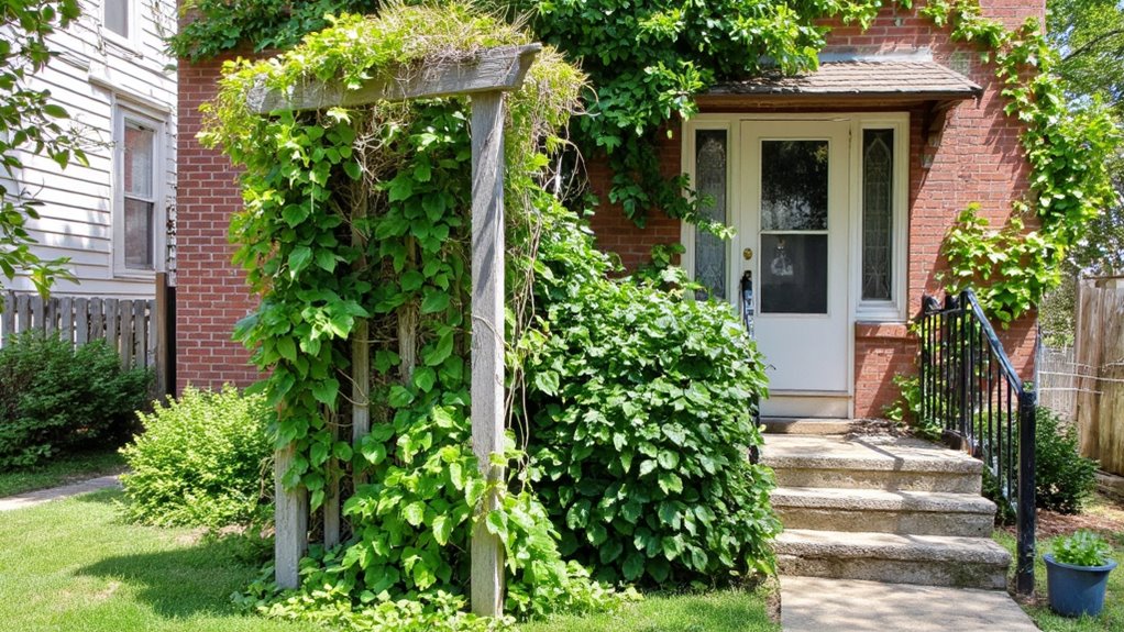 build a wooden trellis