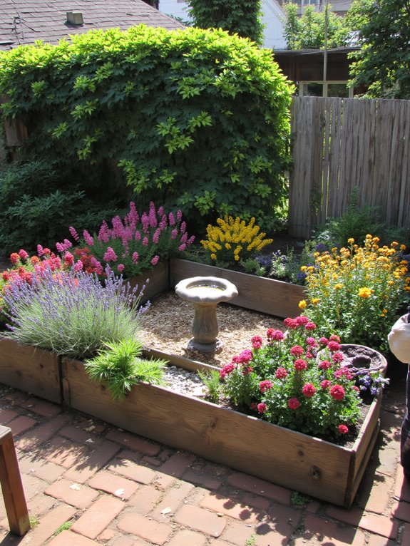 butterfly friendly terrace garden