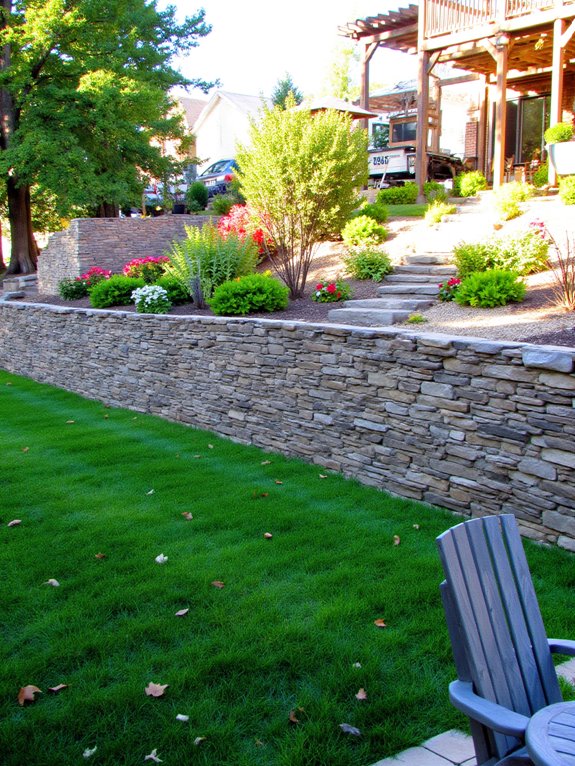 call professionals for retaining walls