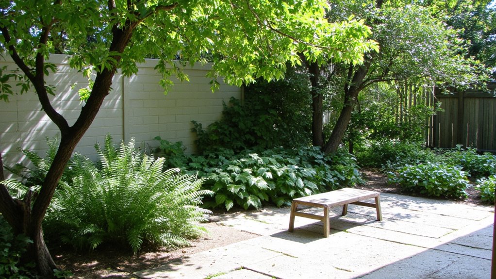 calming shade plant retreat