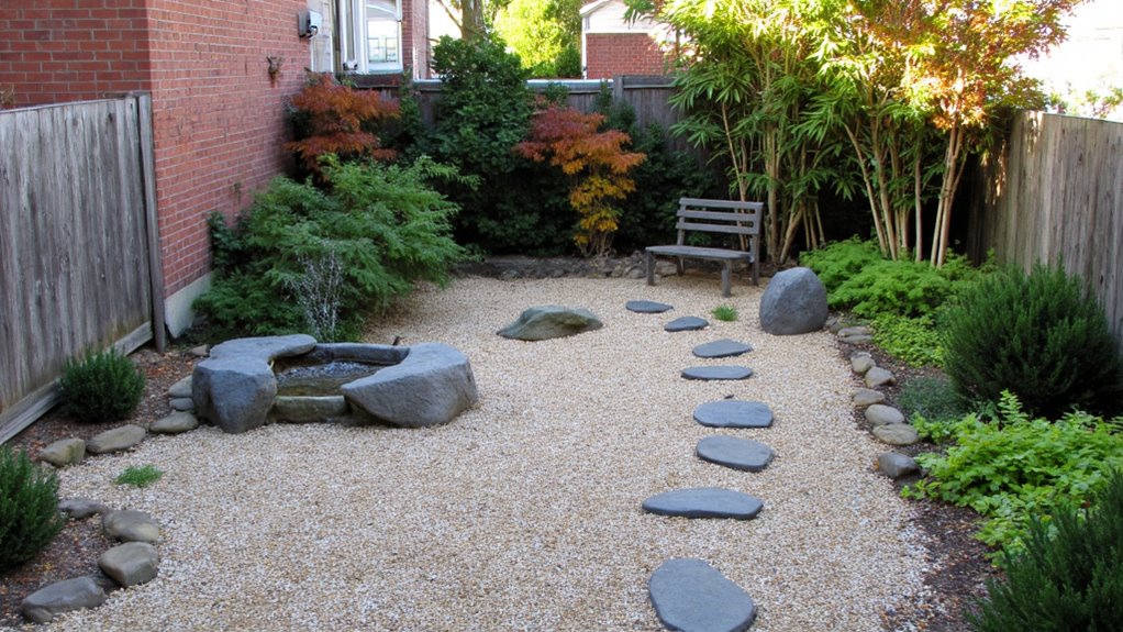 calming zen garden retreat