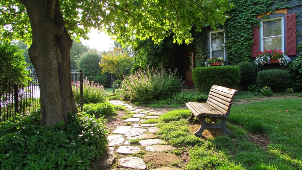 charming accessible garden pathway