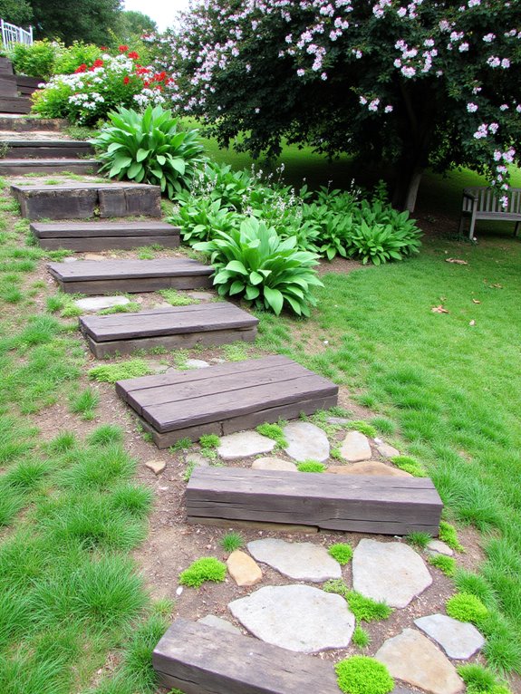 choosing suitable garden steps