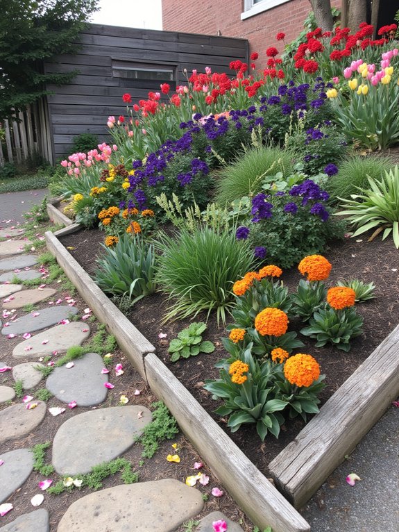 colorful flowers for vibrancy