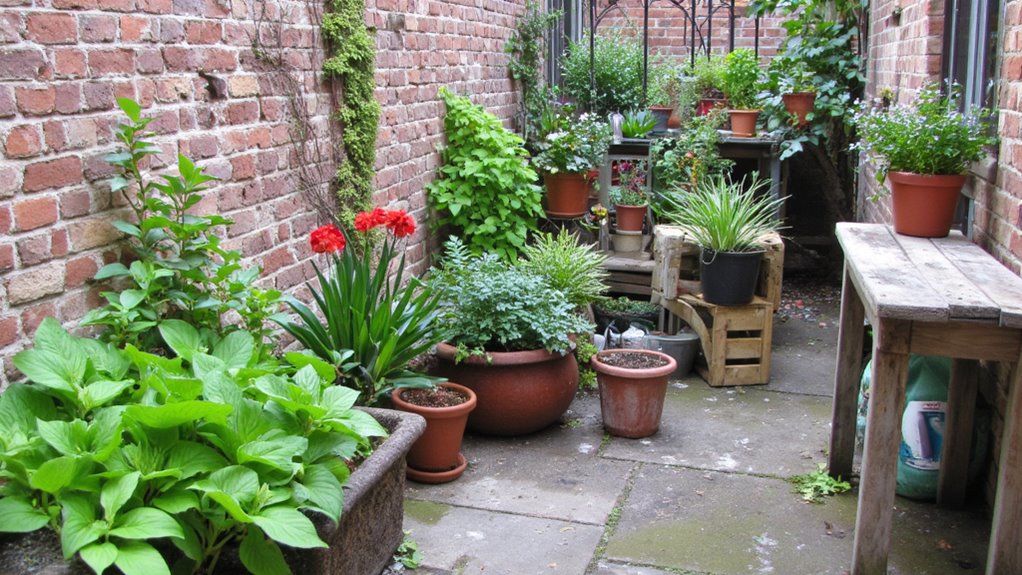 container gardens maximize space
