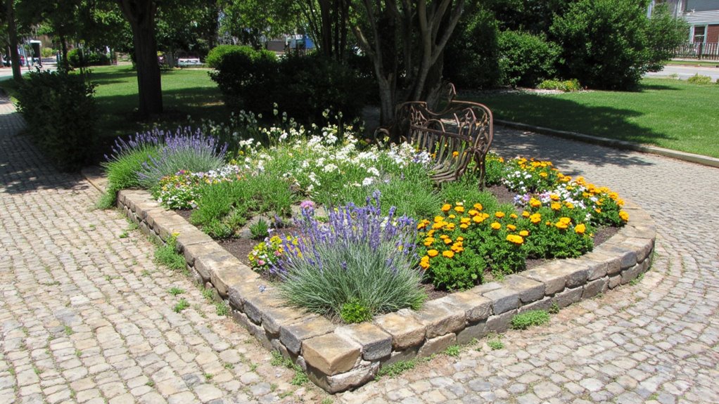corner beds enhance pathways