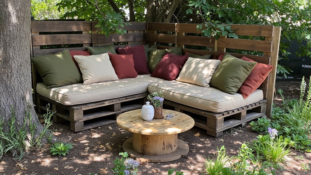 cozy custom outdoor seating