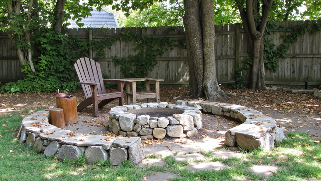 cozy fire pit landscaping ideas