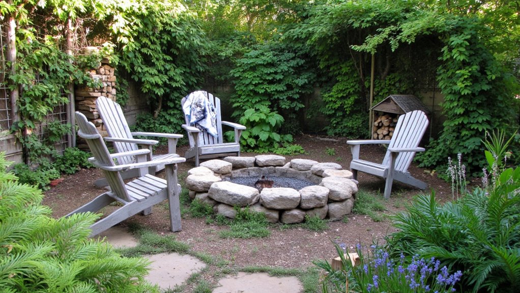 cozy gatherings around fire