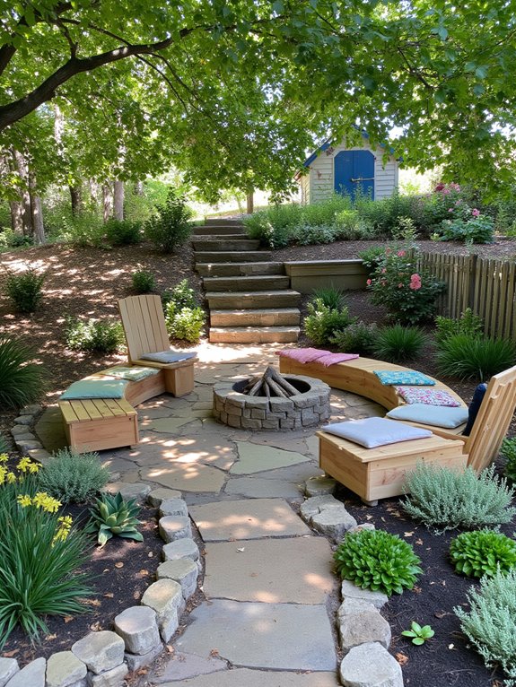 cozy gatherings around fire