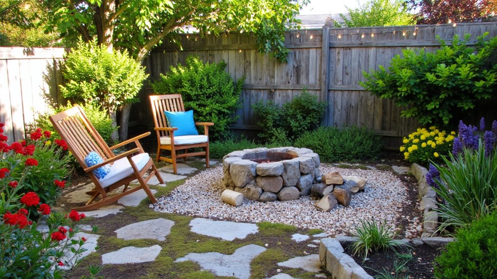 cozy gatherings around firepit