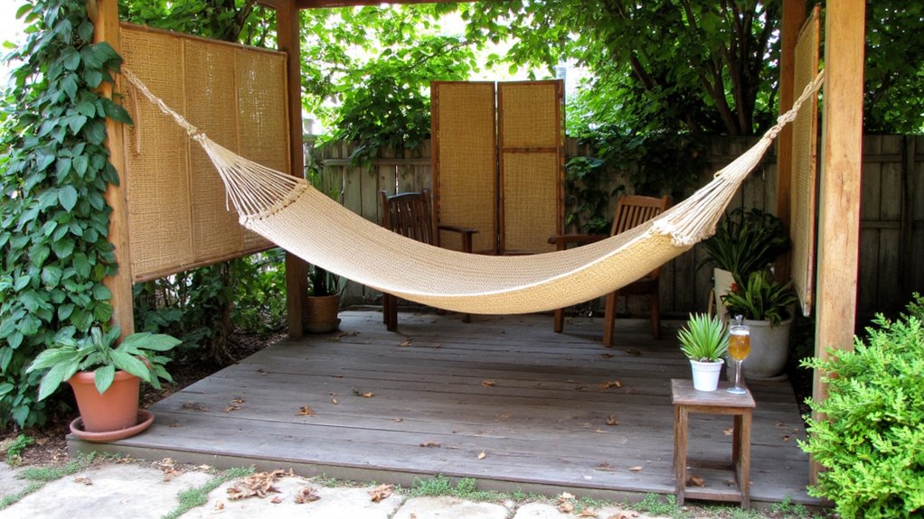 cozy hammock privacy screens