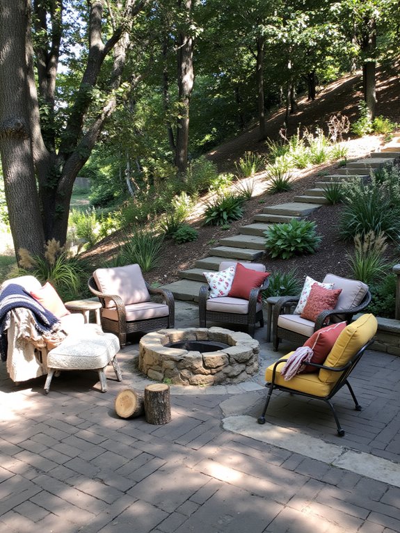 cozy natural seating areas