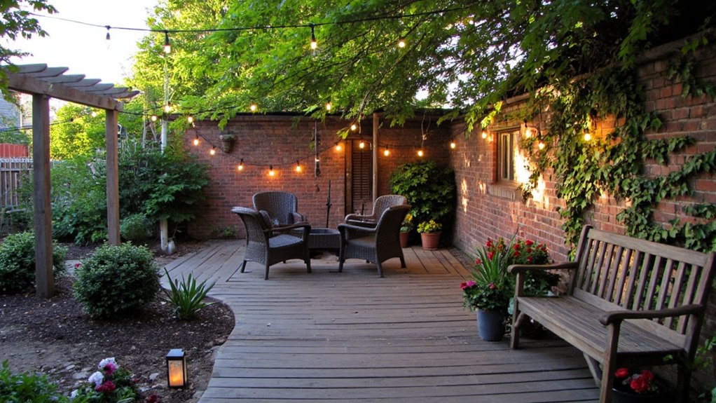 cozy outdoor evening retreat