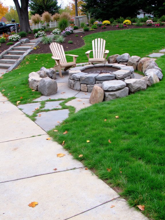 cozy outdoor gathering spot