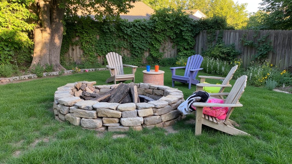 cozy outdoor gathering spot