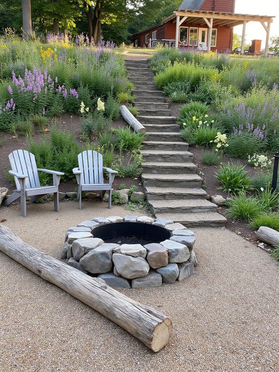 cozy outdoor gathering spot