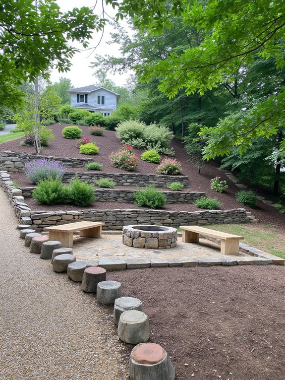 cozy outdoor gathering spot