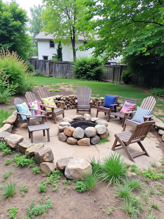 cozy outdoor gathering spot