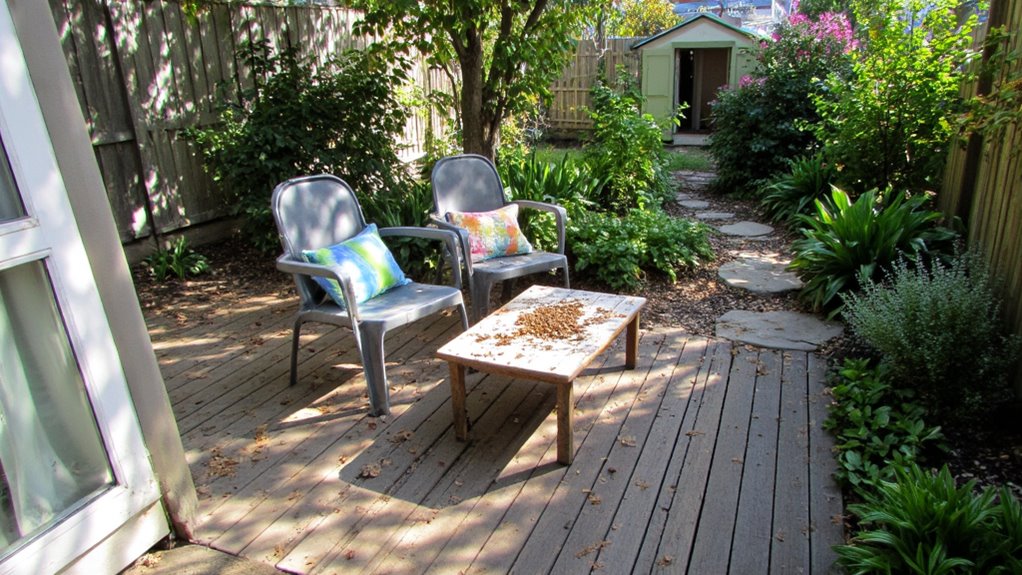 cozy outdoor seating area