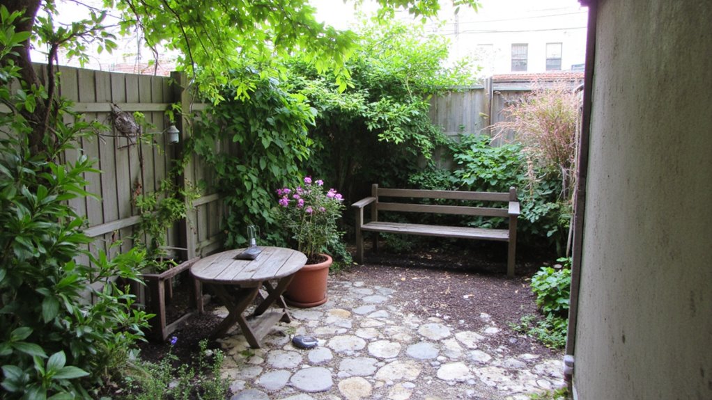 cozy outdoor seating area