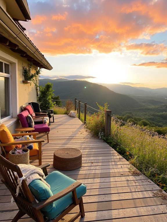 cozy outdoor seating spots