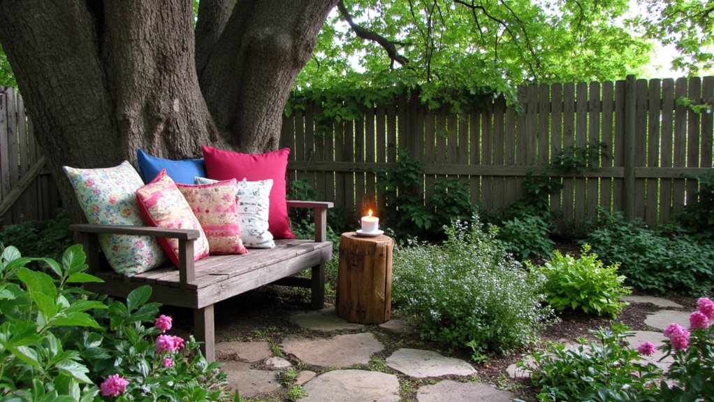cozy reading nook setup