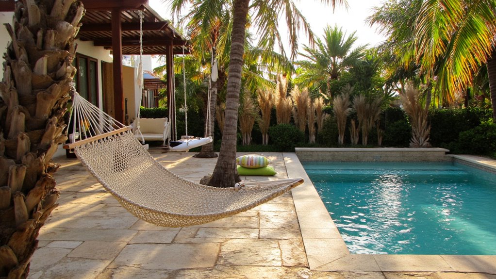 cozy relaxation with hammocks