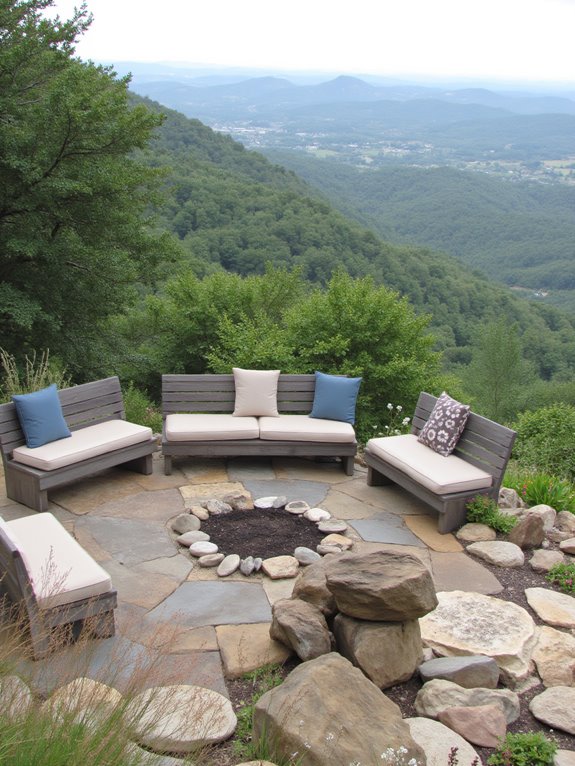 cozy seating with views
