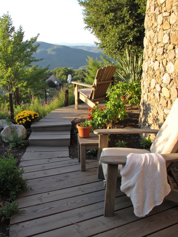 cozy seating with views