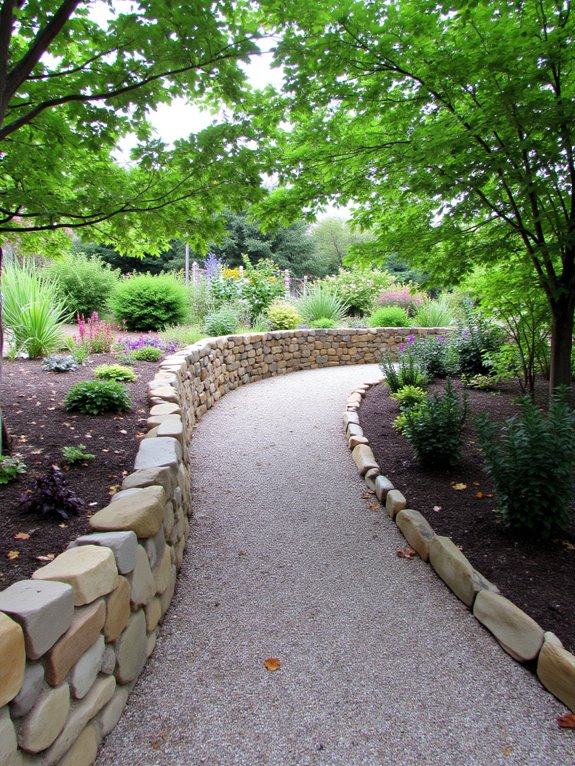 creative landscape border ideas