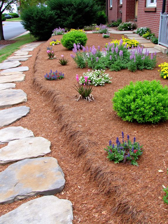 creative mulch for erosion