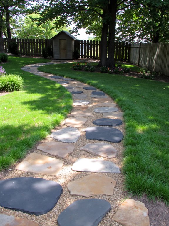 custom natural stone pathways