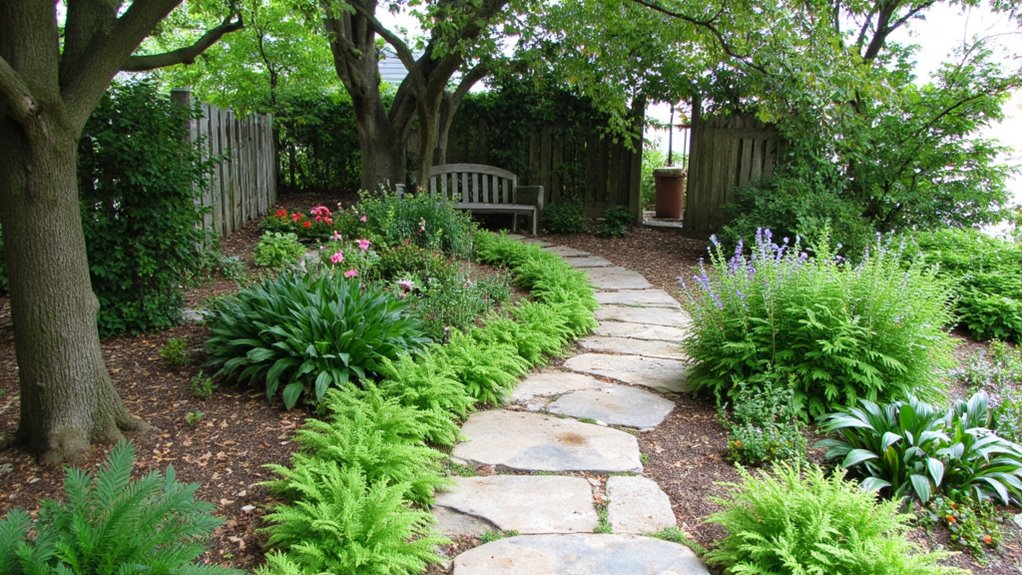 decorative pathways enhance navigation