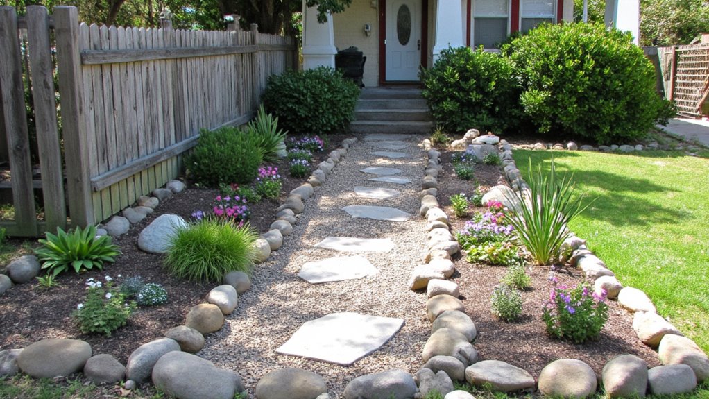 diy rock garden transformation