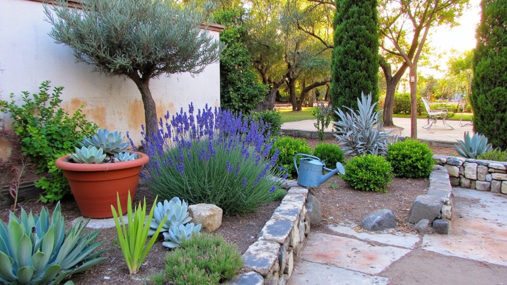 drought resistant mediterranean garden plants