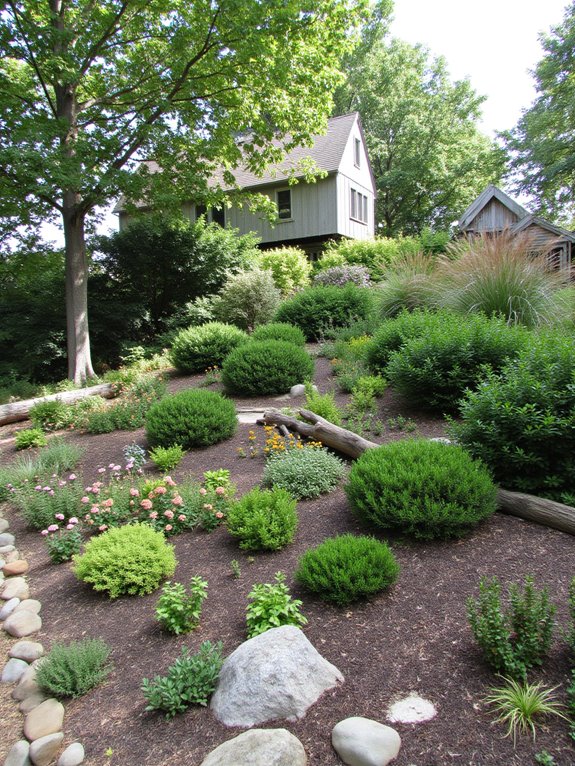 dynamic seasonal hillside beauty