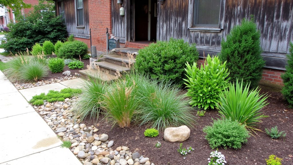 eco friendly rain garden design