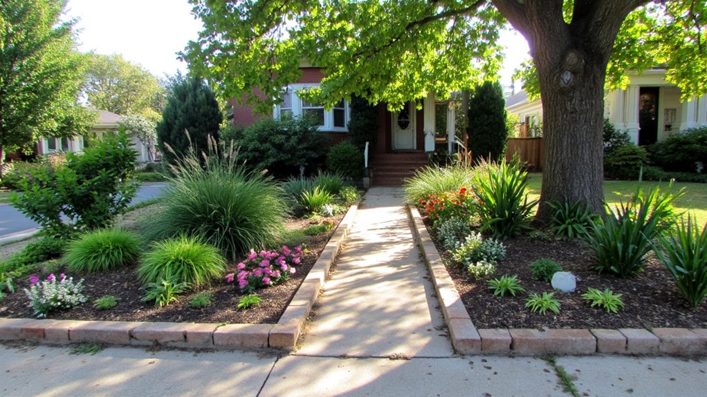 edging materials define garden beds